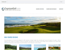 Tablet Screenshot of cognizantgolf.com